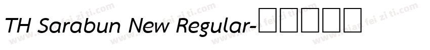 TH Sarabun New Regular字体转换